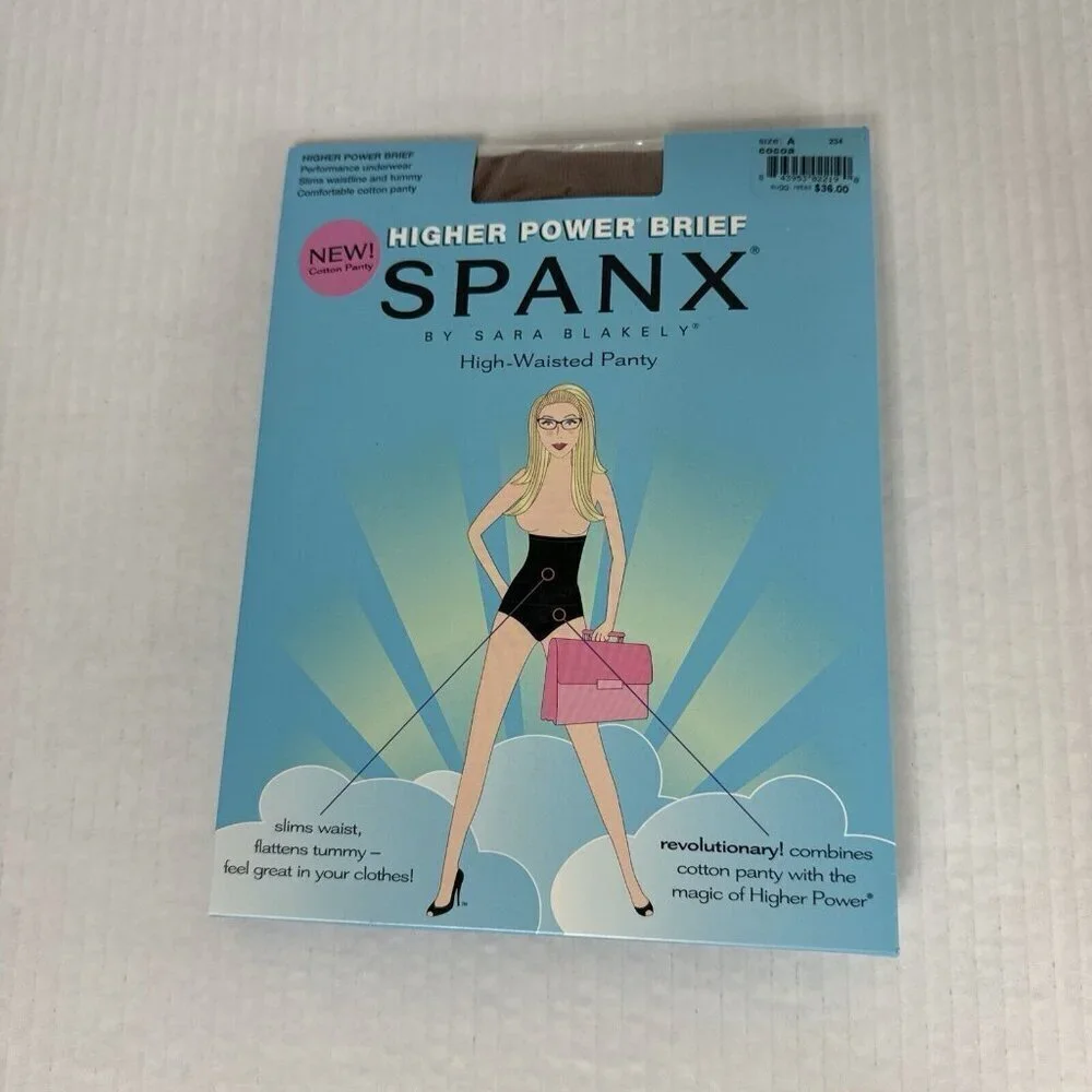 Spanx Higher Power Brief High Waisted Panty‎ Size A Coco 8520